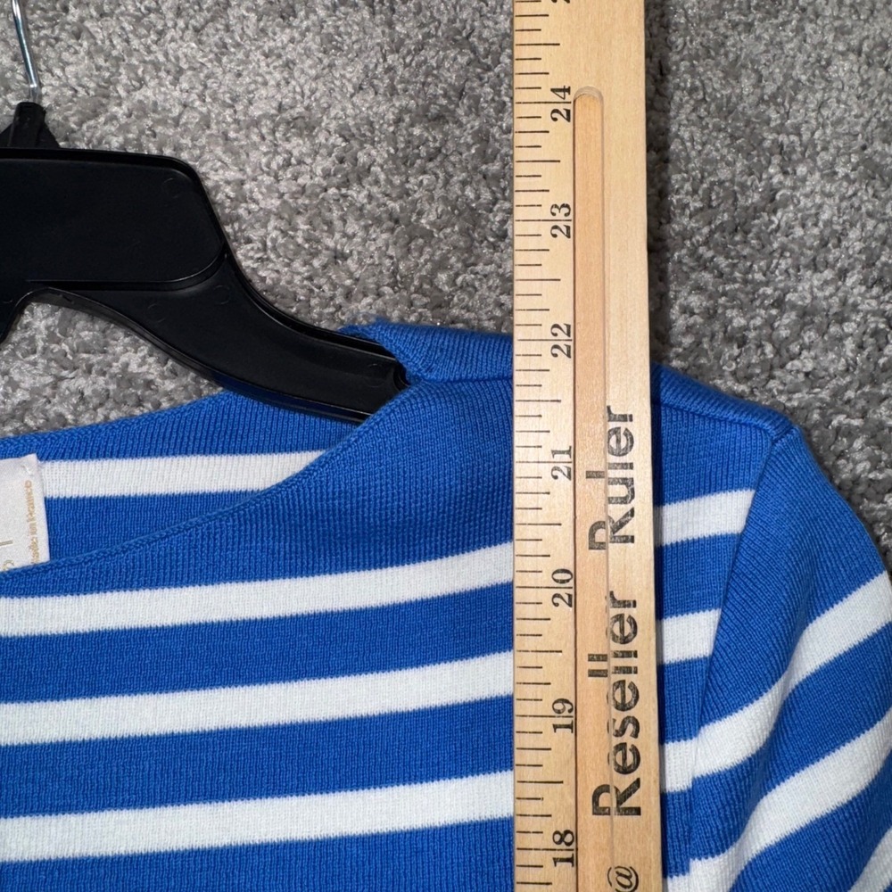Lilly Pulitzer x Saint James Voissey Stripe Fine Gauge Knit Sweater Sz XXS NEW - Picture 6 of 10